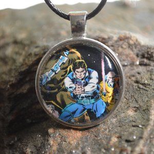 HANDMADE Han Solo Star Wars Classic Comics Necklace